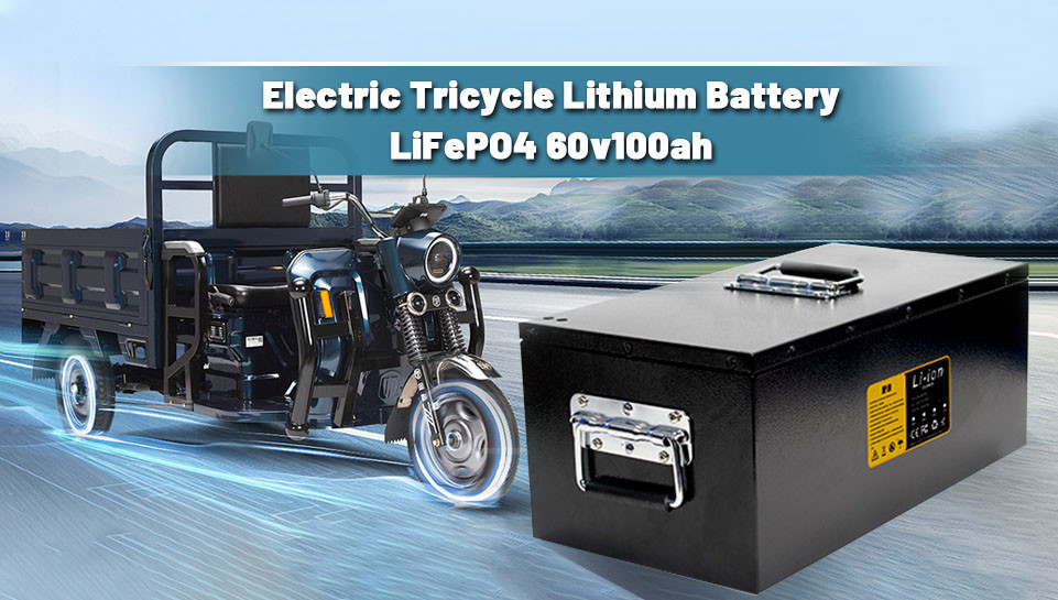 最新の会社の事例について 電動三輪 リチウム電池 LiFePO4 60v100ah ソリューション
