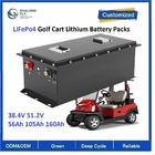 CLF OEM ODM Rechargeable LiFePo4 Golf Cart Lithium Battery Packs 38.4V 56Ah 105Ah 160Ah Truck Forklift Bus 6000cycles