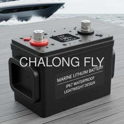 12V 130Ah 1300CCA Marine Lithium Battery with IP67 Waterproof and Lightweight Design for Marine Starting