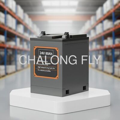24V 80Ah Forklift Lithium Battery, LiFePO4 Material, Maintenance-Free, High Safety & Long Cycle Life for Industrial Forklifts