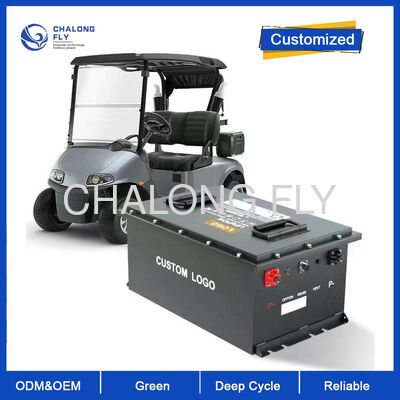 48V 150Ah LiFePO4 Golf Cart Battery with 6000 Cycles IP67 Waterproof and 200A Discharge