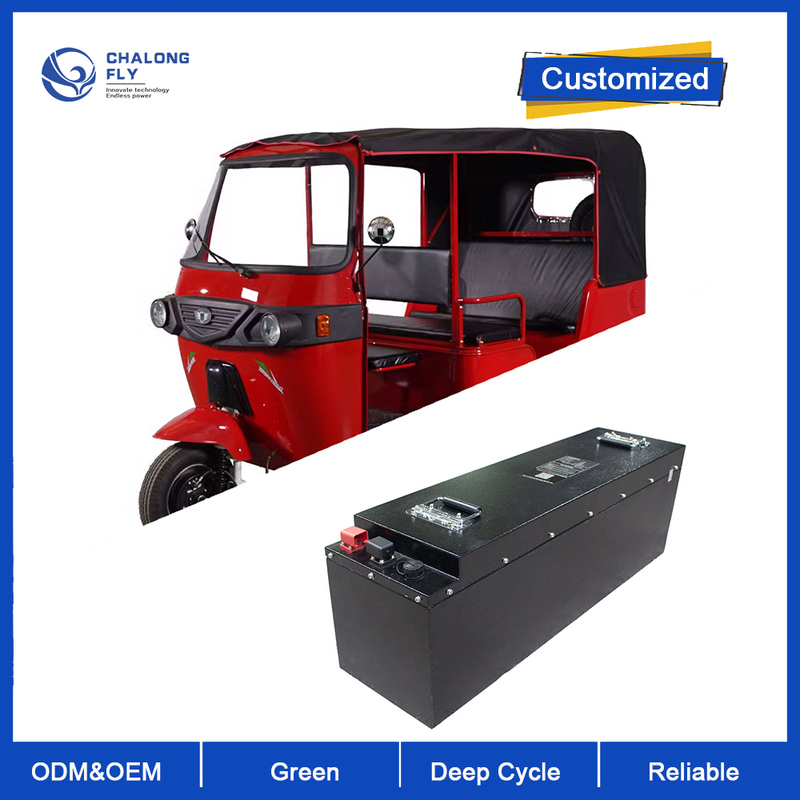 72v 100ah Rickshaw Battery 60V 50Ah for Three Lithium Ion Lifepo4 Battery Pack for Tricyle Bajaj Auto Rickshaw Battery