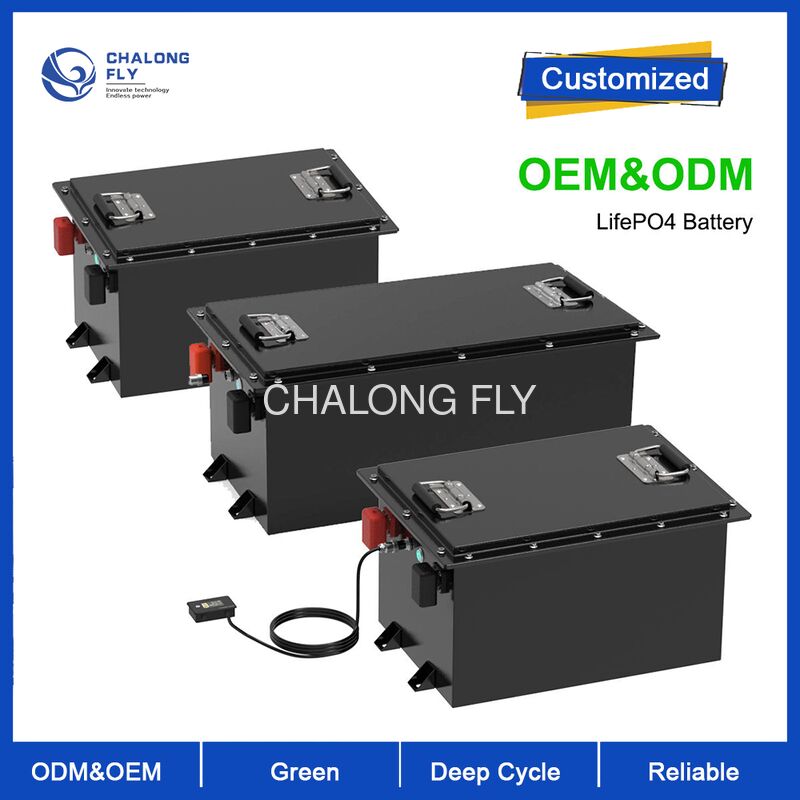 48V 100Ah High Capacity LiFePO4 Golf Cart Battery with 4000 Cycles and Grade A Cells