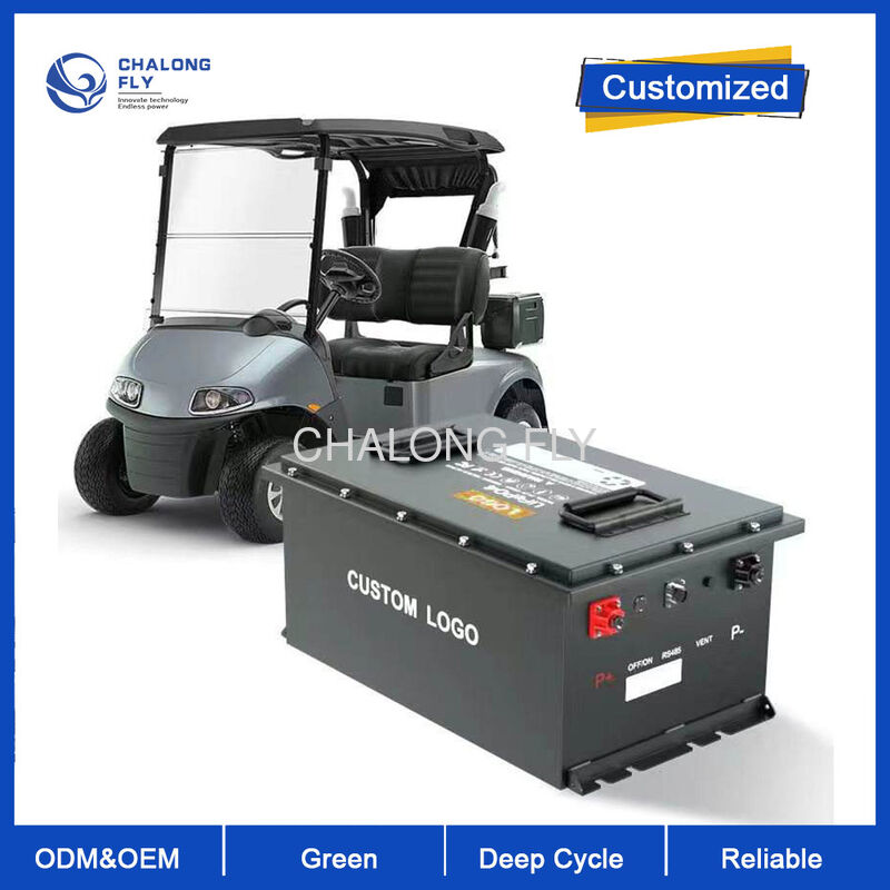 48V 150Ah LiFePO4 Golf Cart Battery with 6000 Cycles IP67 Waterproof and 200A Discharge