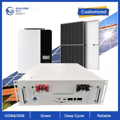 格子OEM ODM 10KW 48V 100AH 200AHの太陽貯蔵のリチウム鉄の隣酸塩電池を離れたLiFePo4リチウム電池の深い周期