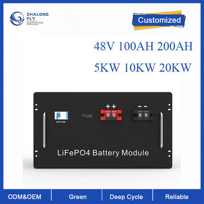 EV/RV/Boats/GolfのカートのためのLiFePo4リチウム電池48V 5KW 10KW OEM ODMのエネルギー蓄積のリチウム鉄の隣酸塩電池