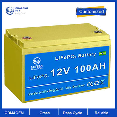 OEM ODM LiFePO4 リチウム電池 鉛酸交換電池 12.8V 100Ah 発電機 エネルギー電池 リチウム電池パック