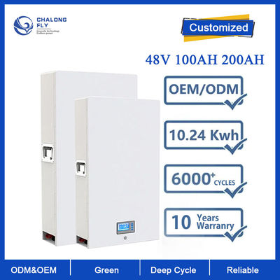 LiFePo4リチウム電池OEM ODM家のSolar Energy貯蔵のための再充電可能な48V 100AH 200AH 300AHのリチウム イオン電池