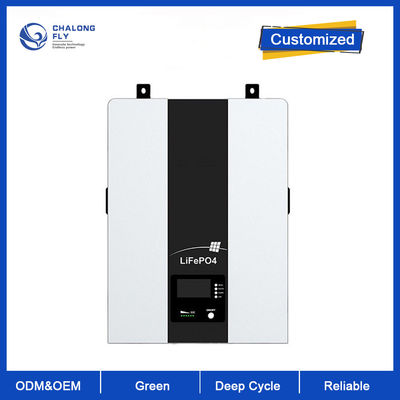 LiFePo4リチウム電池48V 100AHの家バックアップ電池のパック5KW 10KW OEM ODMの壁に取り付けられた太陽エネルギーの貯蔵システム