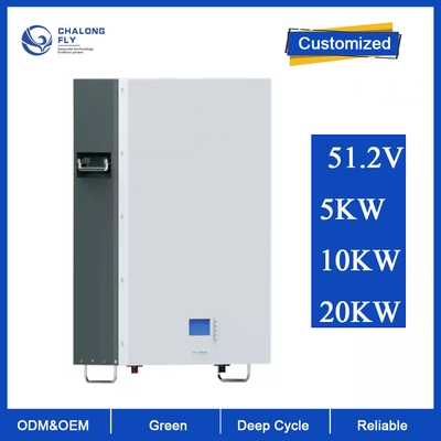 LiFePo4リチウム電池OEM ODM 51.2V 100AH 200AHの家の壁に取り付けられたSolar Energy貯蔵Lifepo4のリチウム電池