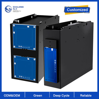 LiFePO4リチウム電池OEM ODMのリチウム イオン再充電可能なAGV電池のパック24V 36V 48V 80AH 150AH 200AHの電気自動車