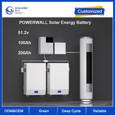 48V 100Ah 200Ahの家のエネルギー蓄積電池6000cycles 1C LiFePO4太陽ESS