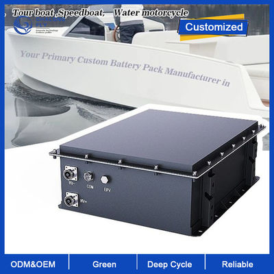 LiFePO4 リチウム電池 96V 105Ah リチウムイオン海洋電池 外板モーター,内板モーター,電動ボート,テンダー,ヨット