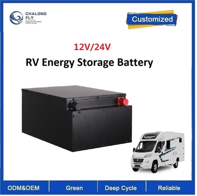 CLF リチウム鉄リン酸再充電可能なLIFEPO4 バッテリーパック 100Ah 200Ah 300Ah 400Ah 12V 24V RVキャンピングボート