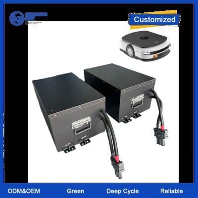 25.6V 51.2V 83.2V AGVロボットリチウム電池 100A 150A 200Ah 48V Lifepo4バッテリーパック 充電器付き AGVリチウムイオンバッテリー