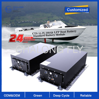 96V 300AH IP67 Waterproof Marine Lithium Battery with 6000 Cycle Life for Electric Boats and Yachts