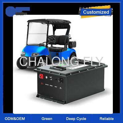 電気ゴルフカート用48V100Ah リリーウムバッテリー ブルートゥースと4000サイクル LiFePO4 バッテリー