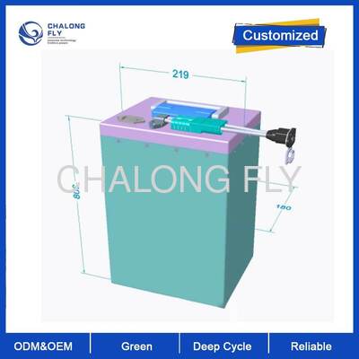 電動二輪車用 IP67 防水保護および 1500 サイクルの寿命を備えた 72V 32Ah LiFePO4 バッテリー