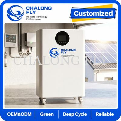 16kWh LiFePO4 オールインワン太陽光発電ESS、住宅用エネルギー貯蔵システム用12kWハイブリッドインバーター